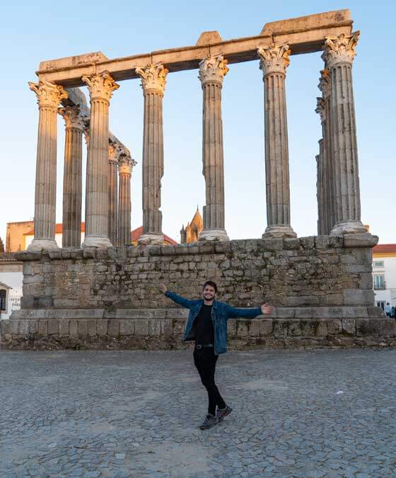 Templo-romano-de-Évora Castillo de Edimburgo
