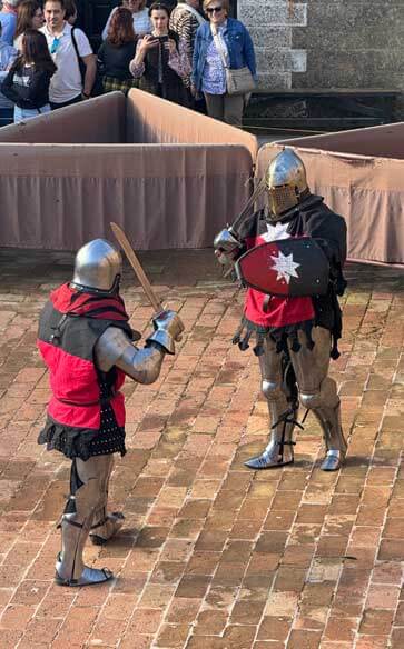 lucha-medieval Castillo de Edimburgo